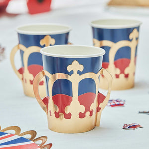 Coronation Party Paper Cups