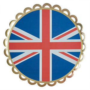 Coronation Union Jack Paper Plates