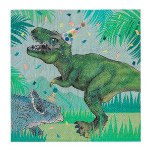Dinosaur party T-Rex Napkins