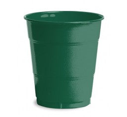 Emerald Green Plastic Cups