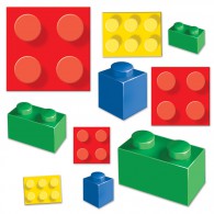 Lego Block Party Cutout Decorations
