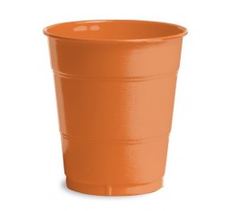 Orange Plastic Cups