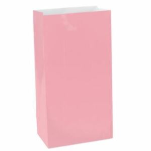 Pale Pink Paper Lolly Bags