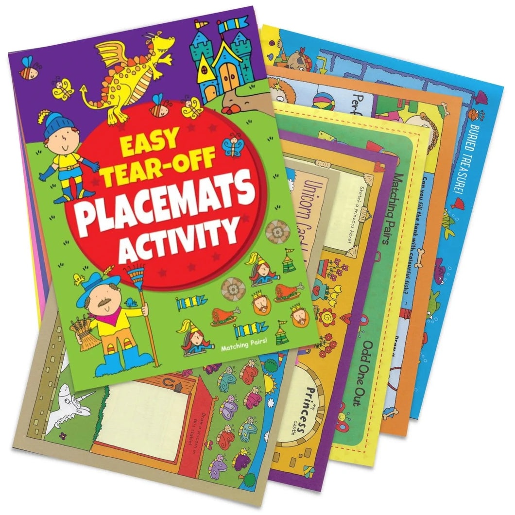 Kids Activity Placemat Book