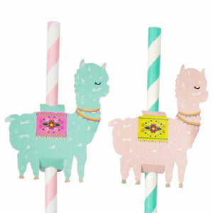 Llama or Alpaca Paper Straws