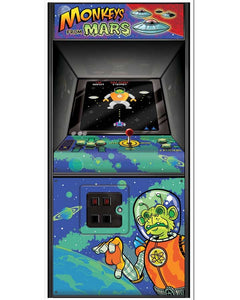 80s party arcade game door cover poster