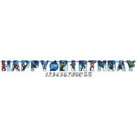Avengers Party Happy Birthday Banner
