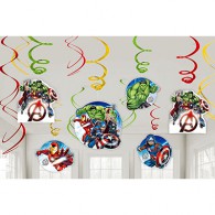 Avengers Party Swirl Decorations
