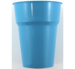 Azure Blue Plastic Cups
