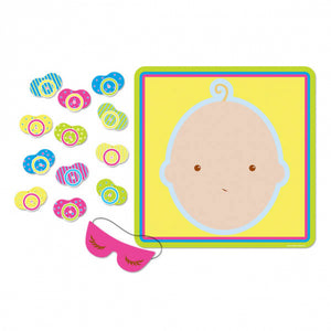 Baby Shower Game Pin The Pacifier On The Baby