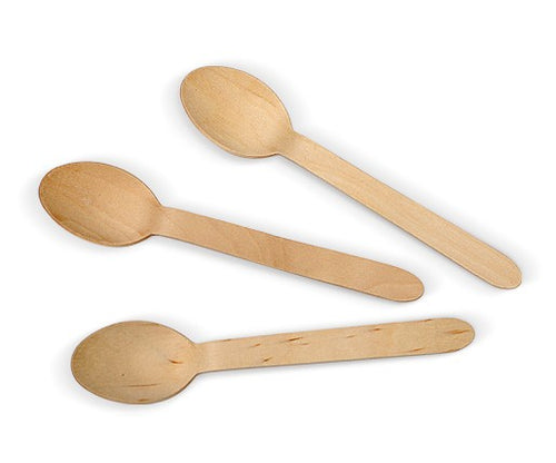Bamboo Spoons - Pack 100