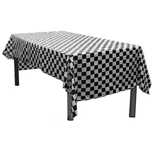 Black & White Checkered Table cover
