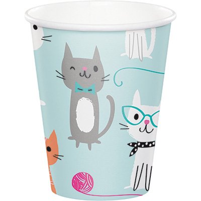 Cat Party, Purr-Fect Party Paper Cups