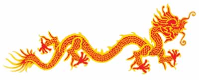 Chinese Dragon jointed cutout decoration
