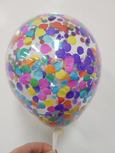 Confetti Balloon - Rainbow Mix