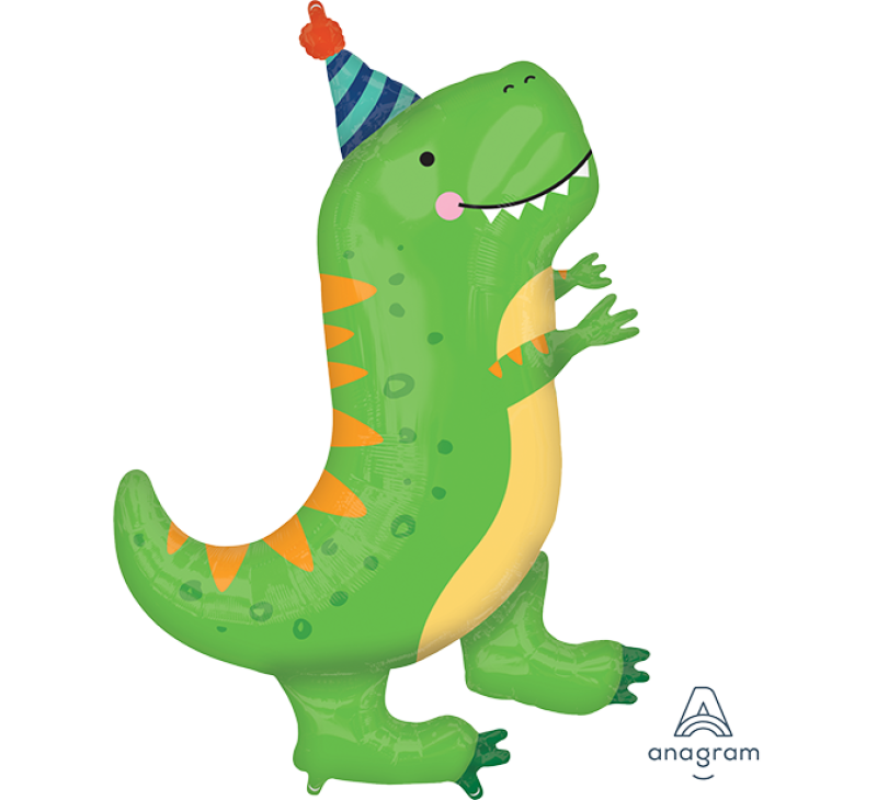 Dino-Mite T-Rex Foil Supershape Balloon