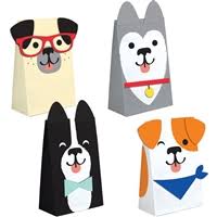 Dog Party Paper Treat Bags