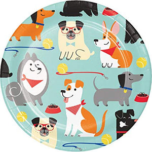 Dog Party Lunch Plates