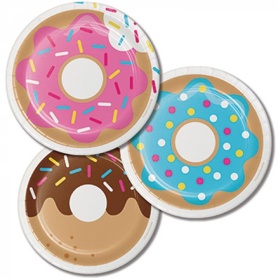 Donut Time Party Plates