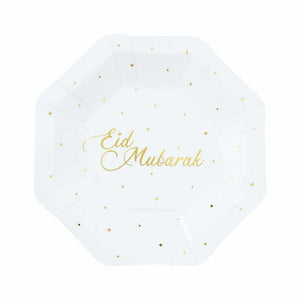 EID dessert plates - Gold Range