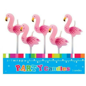 Flamingo Party Candles