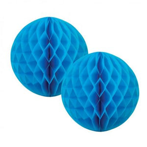 Honeycomb Ball 15cm Electric Blue