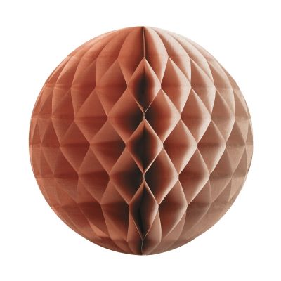 Honeycomb Ball 25cm Rose Gold