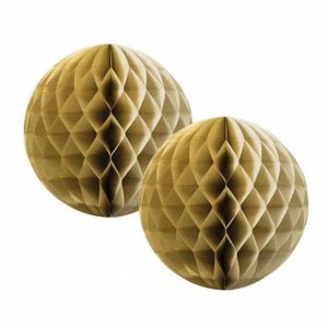Honeycomb Ball 15cm Gold