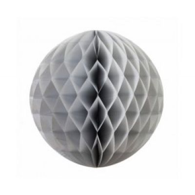 Honeycomb Ball 25cm Silver