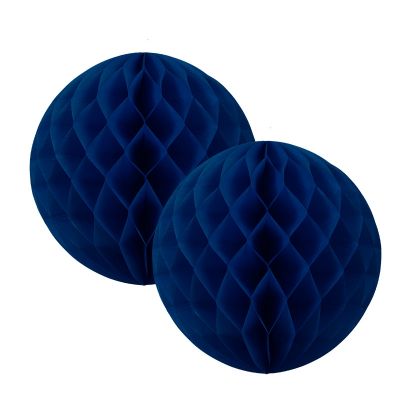 Honeycomb Ball 15cm Navy Blue