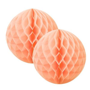Honeycomb Ball 15cm Peach