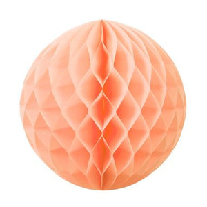 Honeycomb Ball 25cm Peach