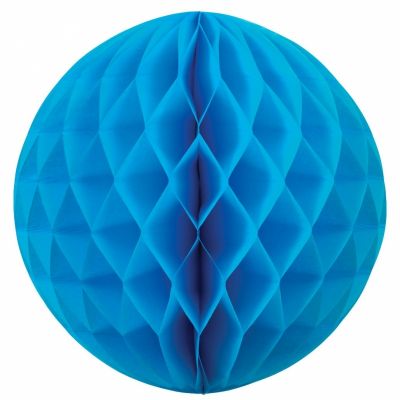 Honeycomb Ball 35cm Electric Blue