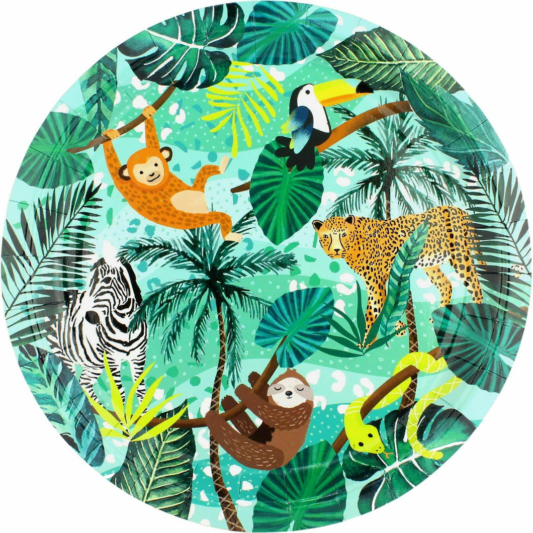 Jungle Animals Paper Party Plates
