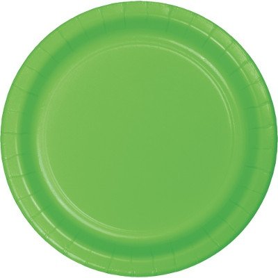 Lime Green Dinner Paper Plates