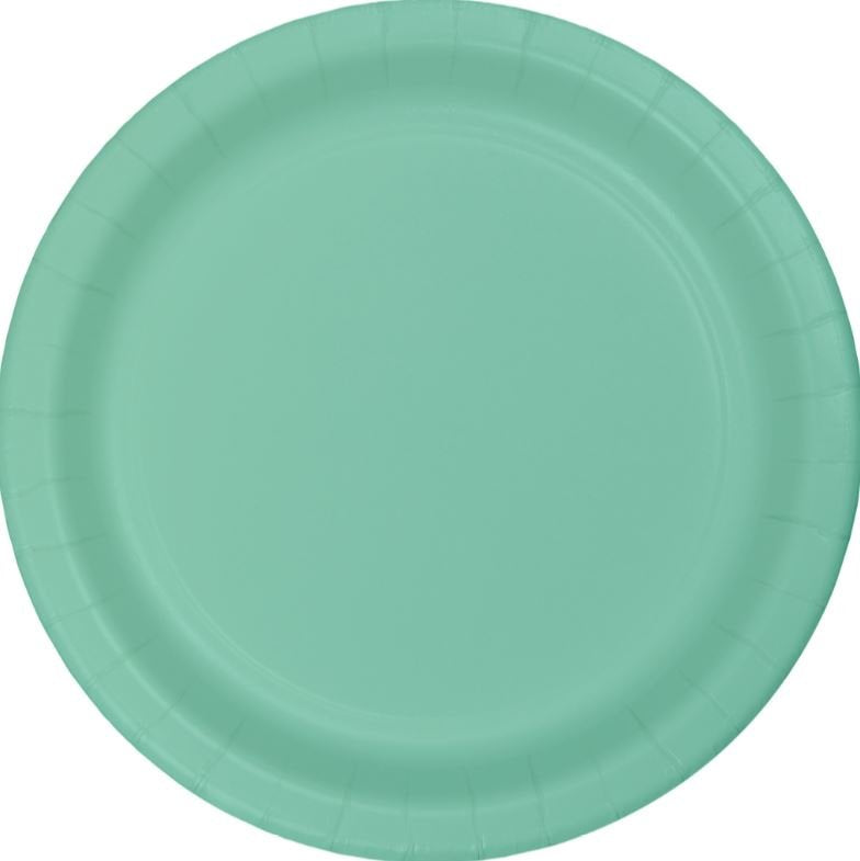 Mint Green Paper Dinner Plates