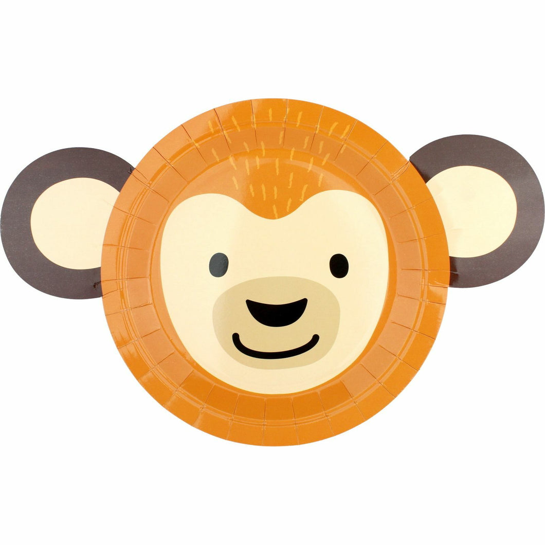 Monkey Face Paper Plates