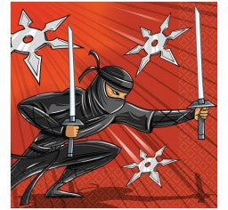 Ninja party lunch napkins