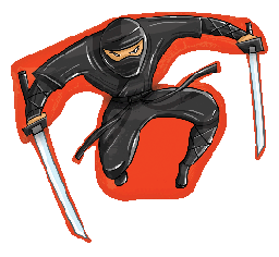 Ninja Supershape Foil Balloon