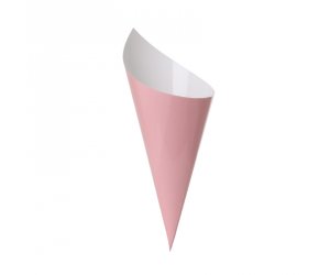 Paper Snack Cones Pastel Pink