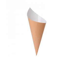 Paper Snack Cones Pastel Peach