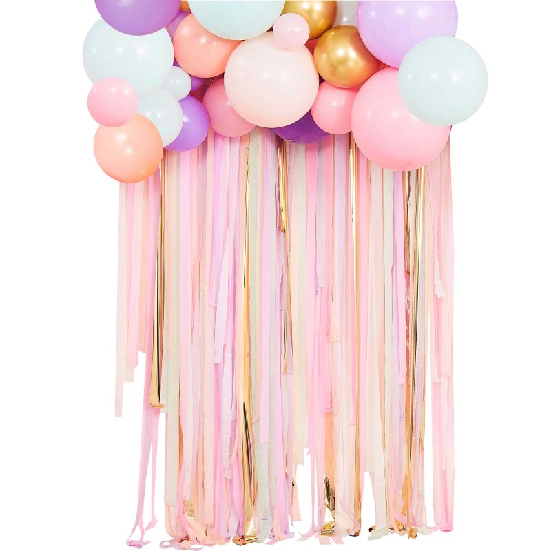 Rainbow Party Decorations Backdrop Color Crepe Paper Streamers for Unicorn Party  Supplies - China Paper Streamer and Streamer Garland price