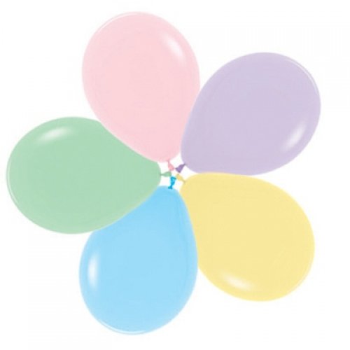 Pastel Rainbow Balloons