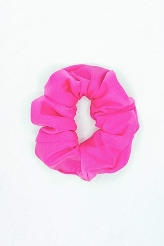80's Hair Scrunchie 2 pack - Fluro Pink
