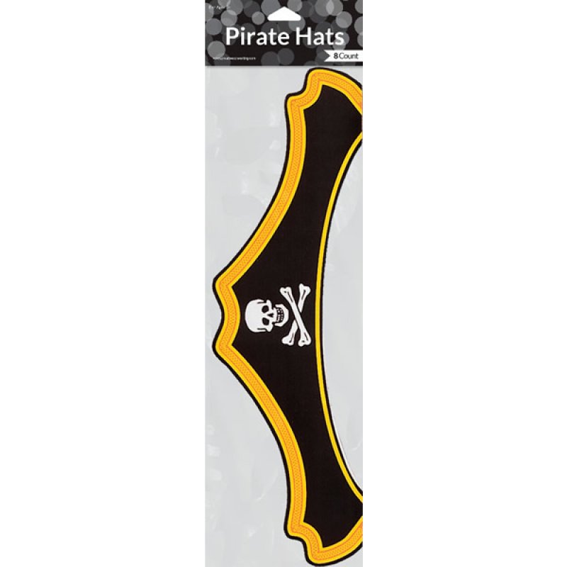 Pirate Paper Hats Skull & Crossbone