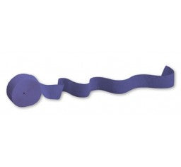 Purple Crepe Streamer