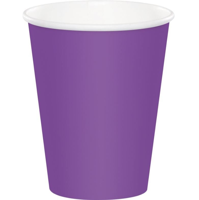 Purple/Amethyst Paper Cups