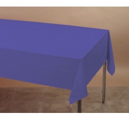 Purple Rectangle Plastic Tablecover