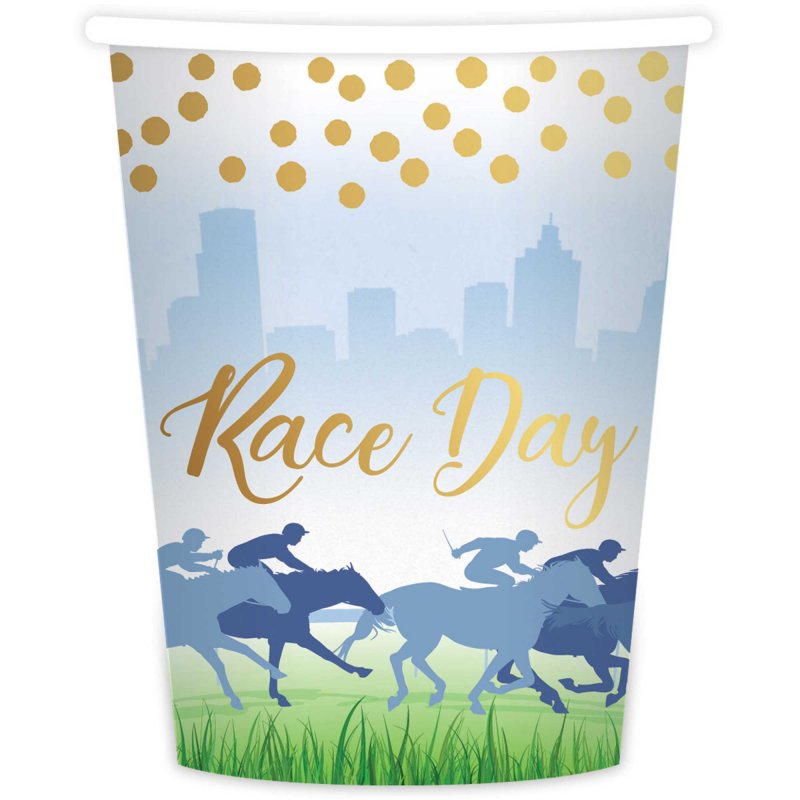 Race Day Paper Cups