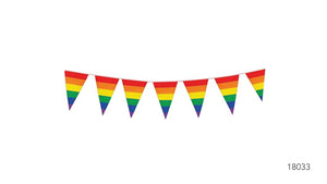 Rainbow Bunting Flag